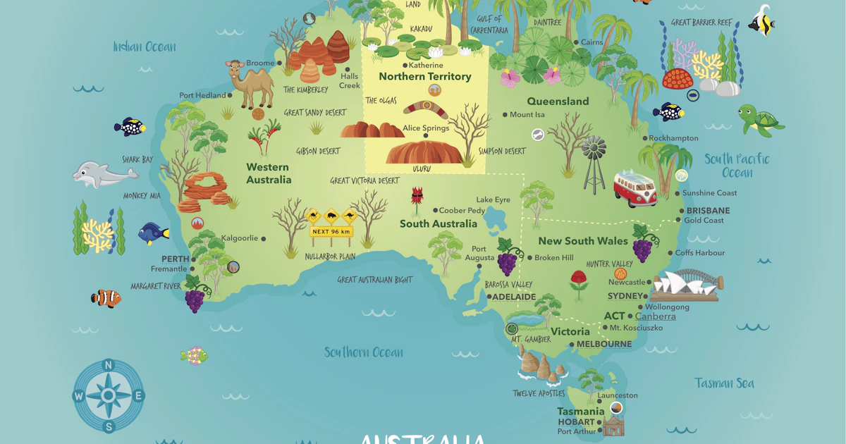 Introduction to the Map of Australia Unit | Geography | AU